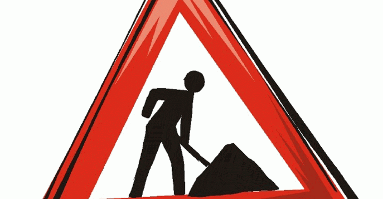 إحذر أعمال الإشغال على طريق المطار