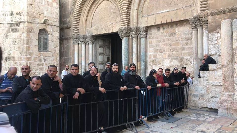 جانب من المظاهرة فى القدس