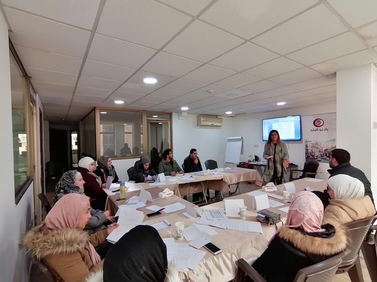 تدريب سوريون بيننا- المدربة سامية كردية