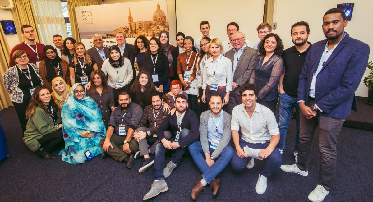 قادة شباب من دول حوض البحر المتوسط في ورشة عمل في جزيرة مالطا- تصوير Lourdes.