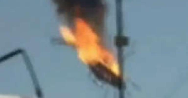 سقواط مروحية للجيش السوري سقواط مروحية للجيش السوري