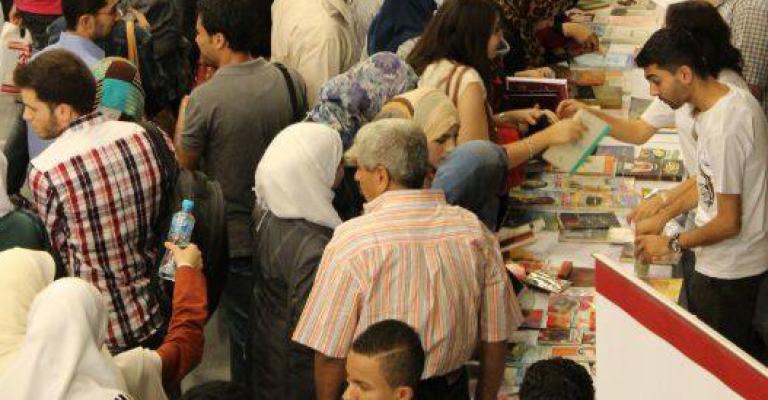 مريد وتميم البرغوثي في أمسية شعرية ضمن فعاليات معرض نون الخامس