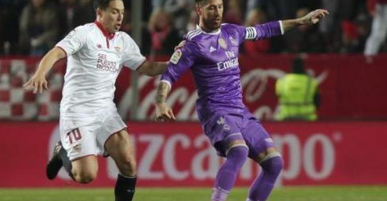 قطار انتصارات ريال مدريد يتوقف بمحطة اشبيلية