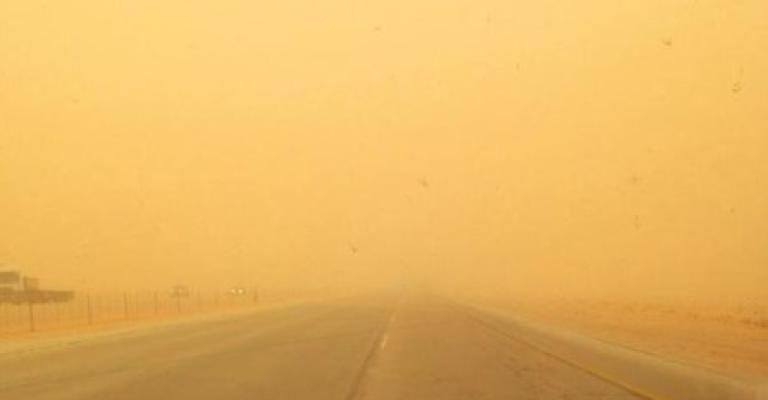 الأمن: رياح شديدة وغبار كثيف في الشوبك والقادسية