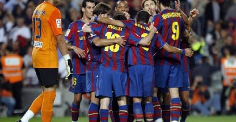 البرشا يبقى في الصدارة بعد فوزه بثلاثية البرشا يبقى في الصدارة بعد فوزه بثلاثية