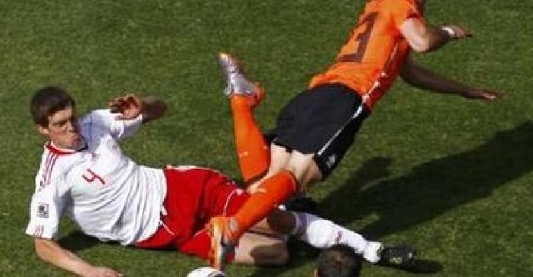 Holland overcome Denmark 2-0, Japan stun Cameroon 1-0 in World Cup