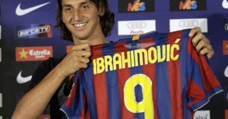 Milan trying to sign Ibrahimovic from Barcelona Milan trying to sign Ibrahimovic from Barcelona