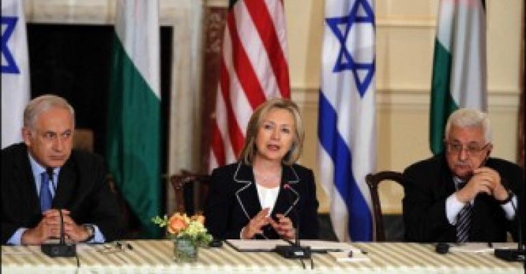 انطلاق المفاوضات المباشرة رسميا من الخارجية الأمريكية انطلاق المفاوضات المباشرة رسميا من الخارجية الأمريكية