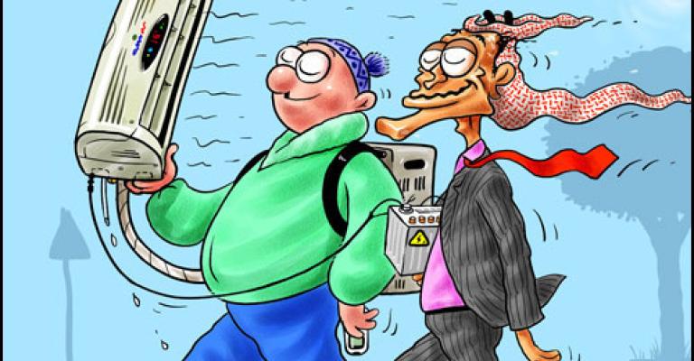 أزمة مكيفات و مراوح..فيديو