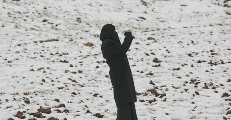 الثلج بعدسة المصور نادر الداود