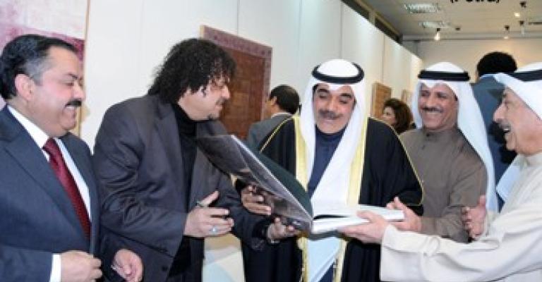لوحات الفنان الأردني الجالوس في الكويت