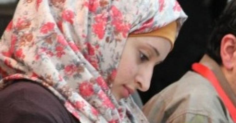 الزميلة خندقجي خلال لقاء الملك تحتج على تجديد عقد النحاس الزميلة خندقجي خلال لقاء الملك تحتج على تجديد عقد النحاس