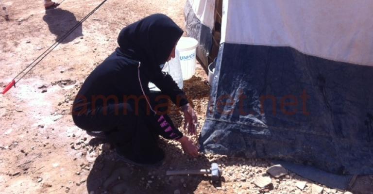 سيرة موظفة بنك تحولت الى لاجئة في الزعتري 