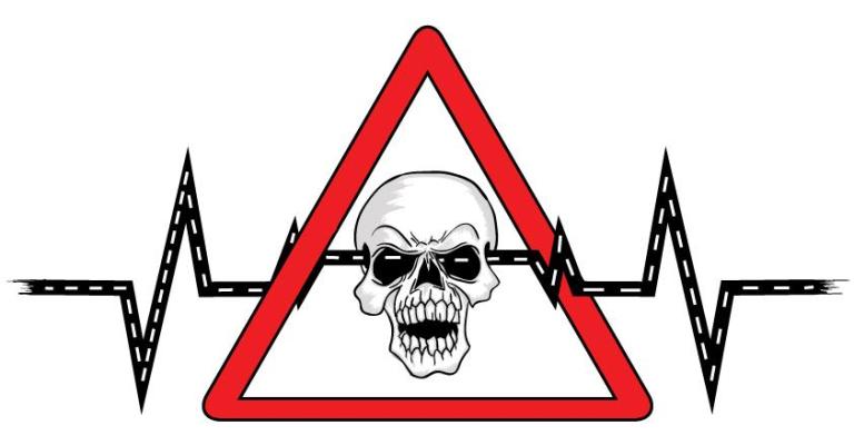 حوادث السير- لوحة بريشة الفنان كريم ابو يوسف حوادث السير- لوحة بريشة الفنان كريم ابو يوسف