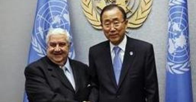 المعلم يتهم دولا غربية وعربية بدعم "الإرهاب" المعلم يتهم دولا غربية وعربية بدعم "الإرهاب"