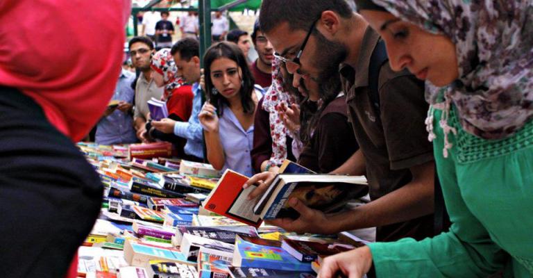 جانب من معرض –نون- للكتب المستعملة جانب من معرض –نون- للكتب المستعملة