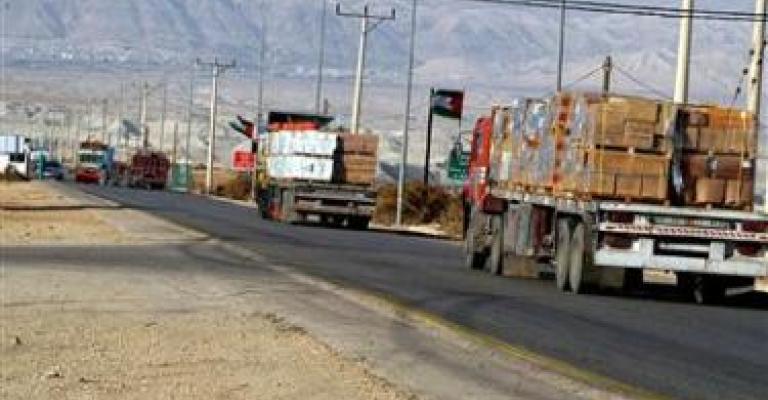 فتح المعبر التجاري في جسر الملك حسين يومي الأربعاء والخميس فتح المعبر التجاري في جسر الملك حسين يومي الأربعاء والخميس