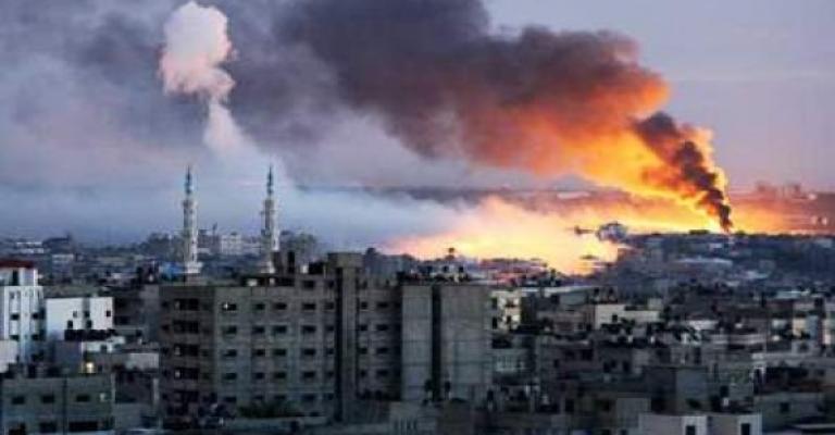 استشهاد طفلين في تواصل الغارات على غزة استشهاد طفلين في تواصل الغارات على غزة