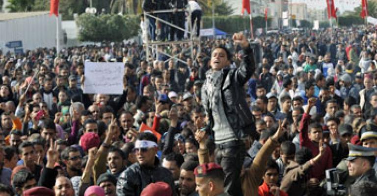 في ذكرى الثورة… سيدي بوزيد تستقبل المرزوقي بالحجارة