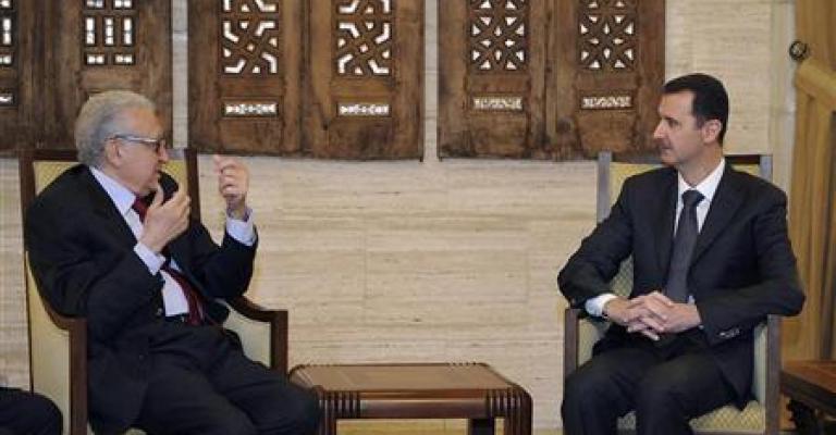 الإبراهيمي بعد لقاء الأسد: الوضع ما زال مقلقا في سورية الإبراهيمي بعد لقاء الأسد: الوضع ما زال مقلقا في سورية