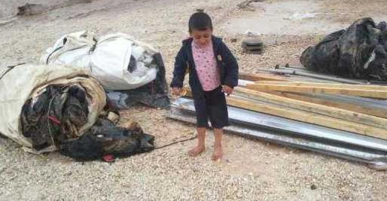 العاصفة الثلجية تهز استقرار الزعتري- صوت