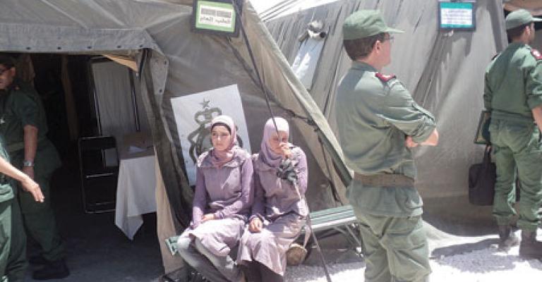 المستشفى المغربي: قصص مواليد ومرضى الزعتري المستشفى المغربي: قصص مواليد ومرضى الزعتري