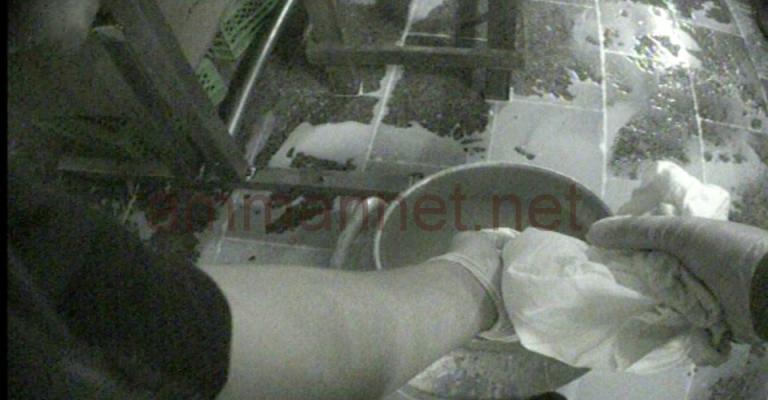 صورة توضح مخالفة شروط الصحة في احد مصانع الألبان- عدسة حنان خندقجي 