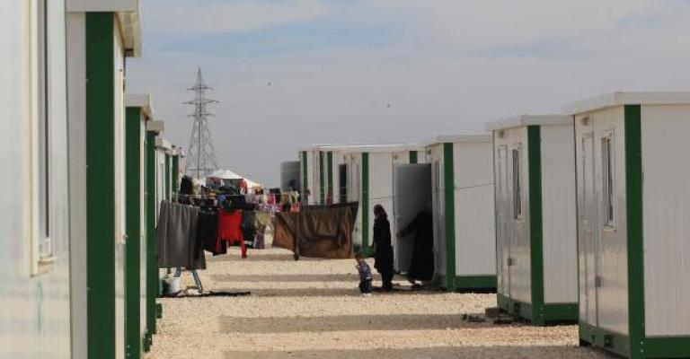 كرفانات داخل الزعتري