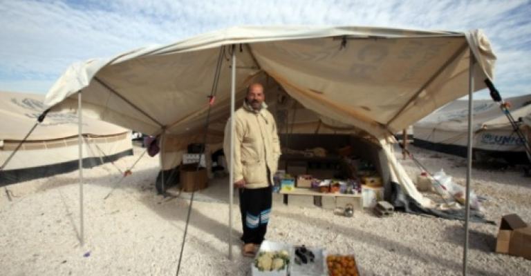 سوق تجاري في مخيم الزعتري- صوت