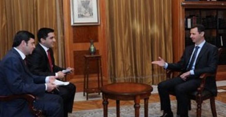 الأسد: التدخل الأجنبي خط أحمر "مقابلة" الأسد: التدخل الأجنبي خط أحمر "مقابلة"