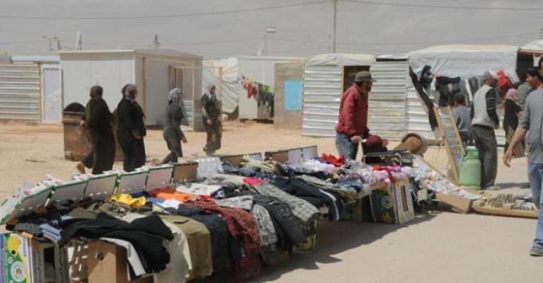 جانب من سوق الزعتري