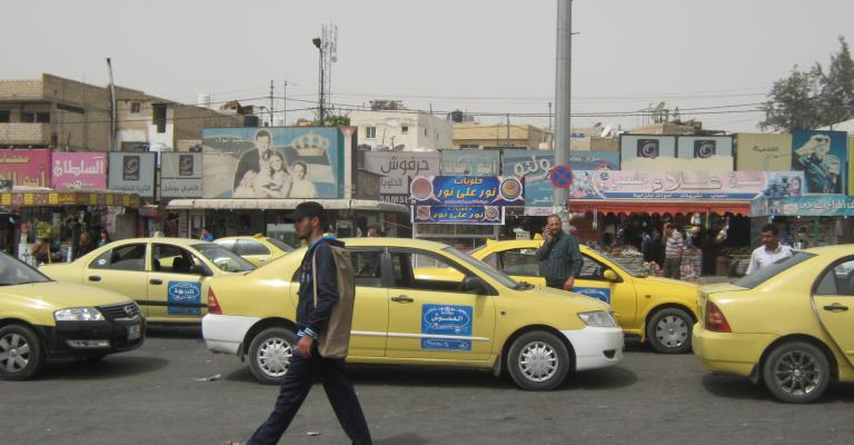 سائقو التاكسي في الزرقاء ينتفضون ضد "الطبع" الجديدة- فيديو