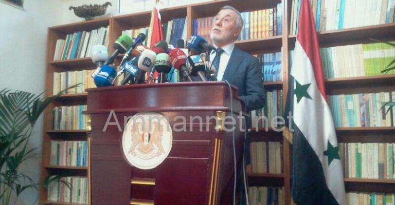 السفير السوري يحذر من اقحام الأردن بالأزمة السورية (فيديو وصور) السفير السوري يحذر من اقحام الأردن بالأزمة السورية (فيديو وصور)