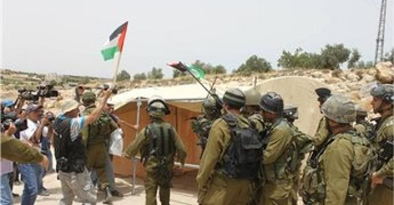 قوات الاحتلال تهدم قرية كنعان للمرة الثالثة