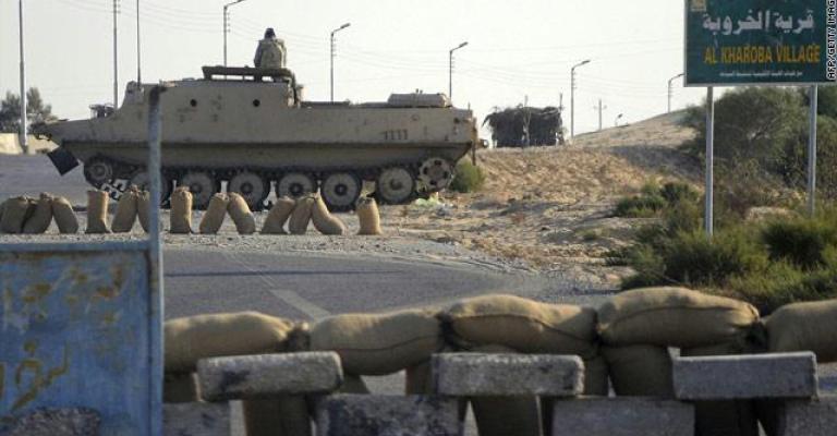 مقتل شرطي مصري بهجوم صاروخي في سيناء