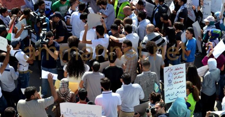 سلسلة بشرية ضد مشروع برافر