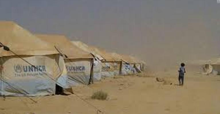 افتتاح مخيم مخيزين الغربية للاجئين السوريين نهاية آب