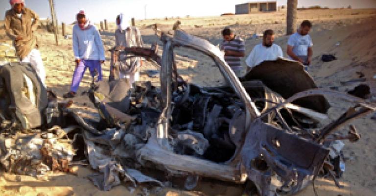 مقتل 24 شرطياً مصرياً في كمين في سيناء مقتل 24 شرطياً مصرياً في كمين في سيناء