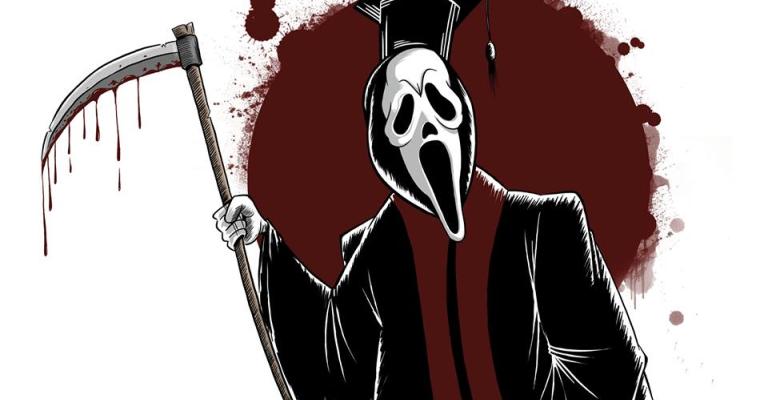 العنف الجامعي- كاريكاتير كريم أبو سيف