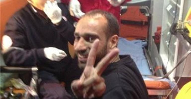 الاسير العيساوي يتنفس الحرية