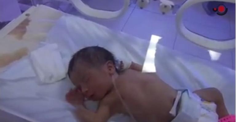 طفل سوري في الخداج 