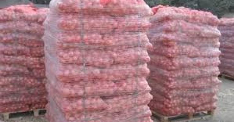 دخول 20 شحنة بصل مستوردة من سوريا ولبنان دخول 20 شحنة بصل مستوردة من سوريا ولبنان