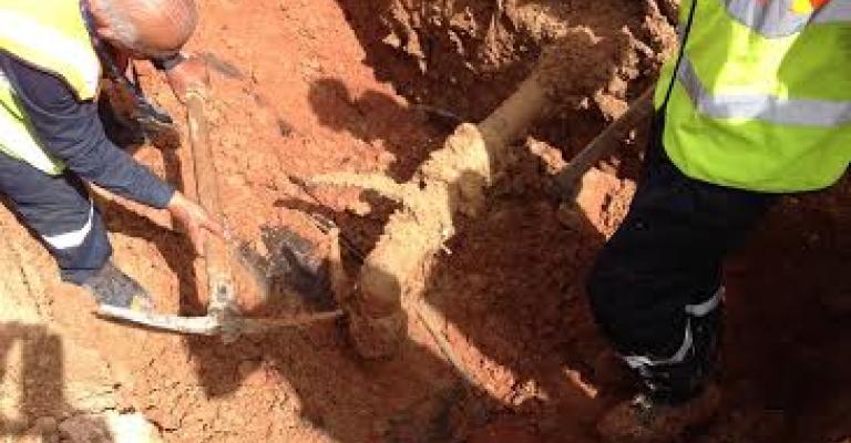 ضبط اعتداءات على خطوط مياه رئيسية