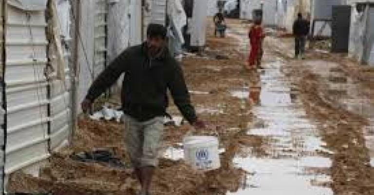 اخلاء الف لاجئ في الزعتري اخلاء الف لاجئ في الزعتري