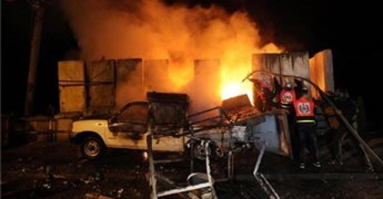 غارات إسرائيلية على قطاع غزة غارات إسرائيلية على قطاع غزة