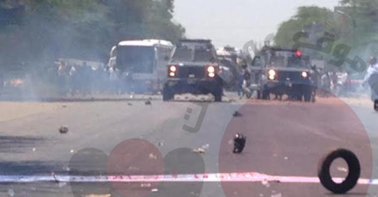 اشتباكات بين الدرك والمزارعين المعتصمين في العارضة - صور اشتباكات بين الدرك والمزارعين المعتصمين في العارضة - صور