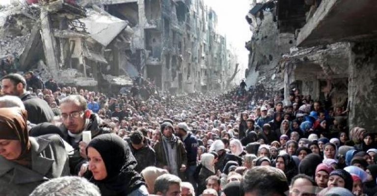 من عمّان اطلاق مناشدة لإغاثة اللاجئين الفلسطينيين في سوريا 