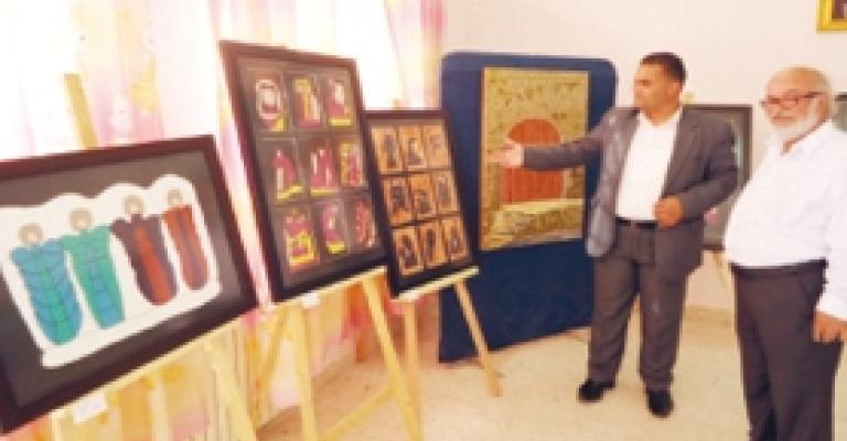 معرض للتشكيلي المحيسن ضمن فعاليان الطفيلة مدينة للثقافة