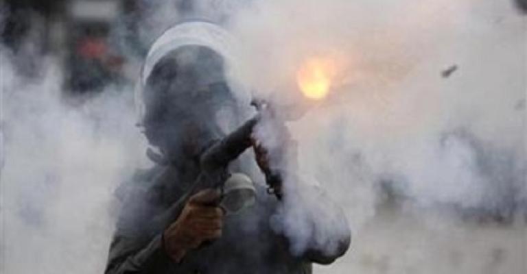 فض مسيرة في معان بالغاز المسيل للدموع
