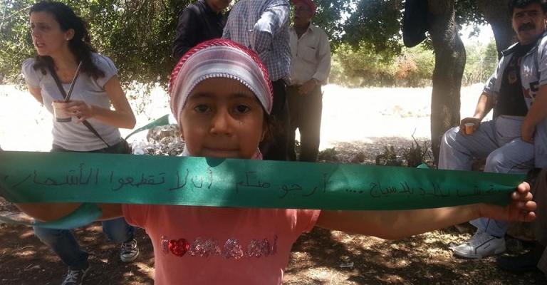 زيارة تضامنية رفضا لسياج غابات برقش